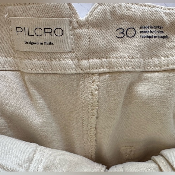 Pilcro Anthropologie “The Kit” Cream Women's Shorts Size 30 Like New! - Picture 9 of 10